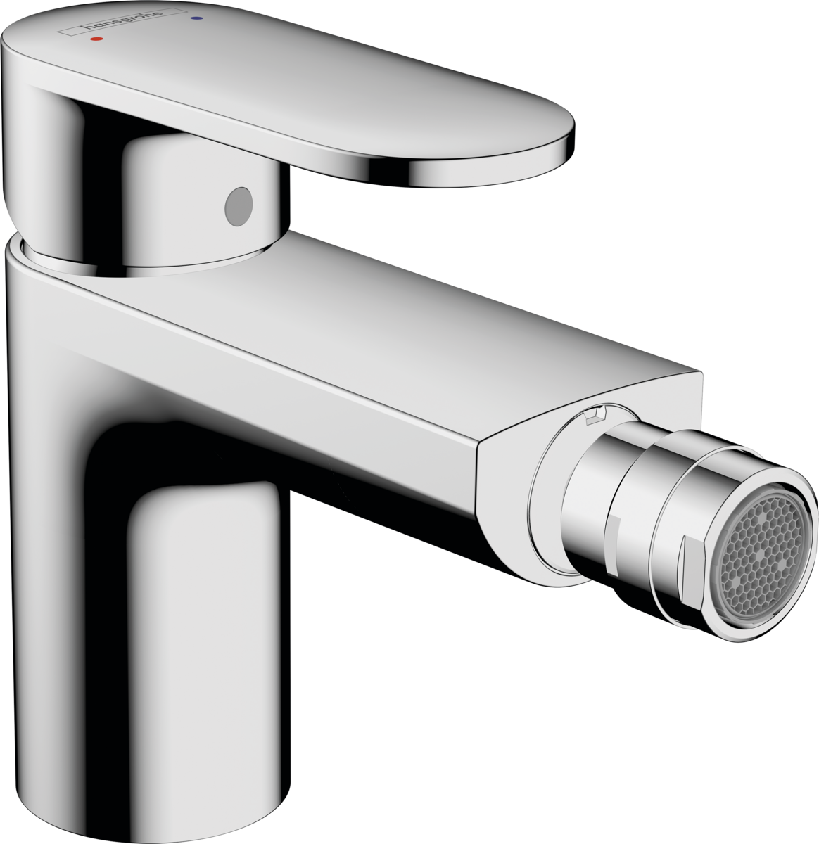 Hansgrohe Vernis Blend Single Lever Bidet Mixer With Metal Pop-up Waste Set - Chrome - 71218000