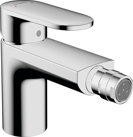 Hansgrohe Vernis Blend Single Lever Bidet Mixer With Metal Pop-up Waste Set - Chrome - 71218000