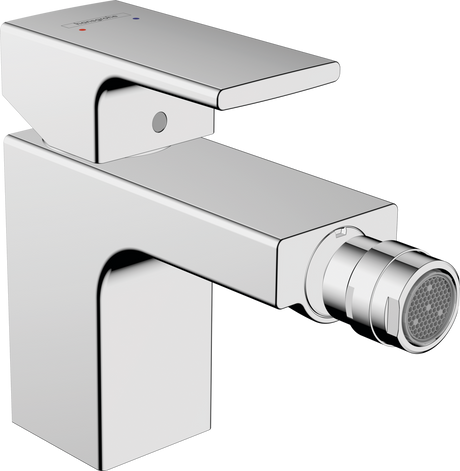 Hansgrohe Vernis Shape Single Lever Bidet Mixer With Metal Pop-up Waste Set - Chrome - 71219000