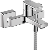 Hansgrohe Vernis Shape Single Lever Bath Mixer For Exposed Installation With 2 Flow Rates - Chrome - 71453000