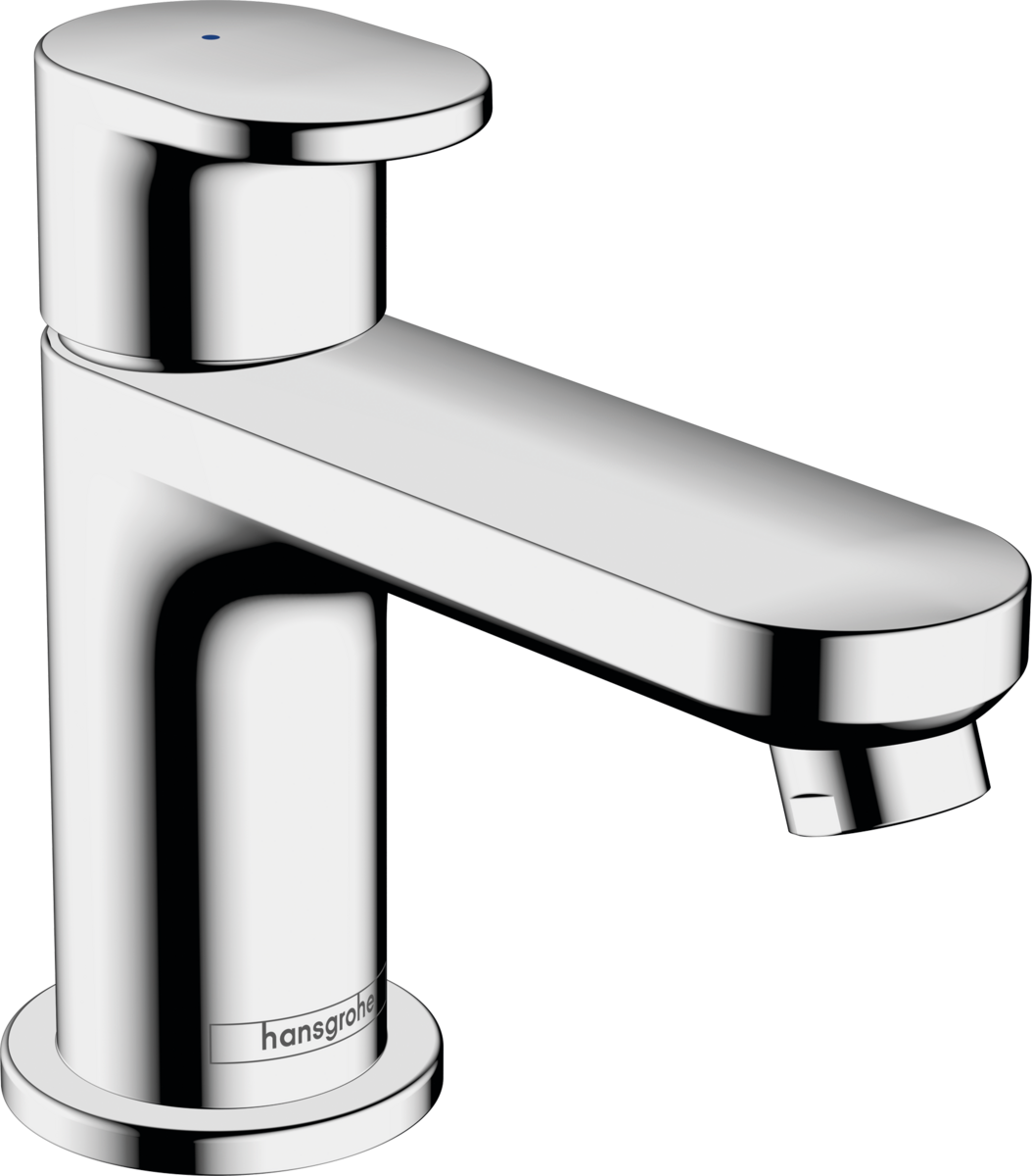 Hansgrohe Vernis Blend Pillar Tap 70 For Cold Water Without Waste Set - Chrome - 71583000