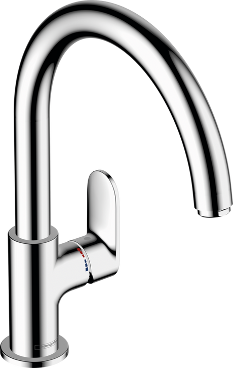 Hansgrohe Vernis Blend M35 Single Lever Kitchen Mixer 210 With Swivel Spout - Chrome -  71870000