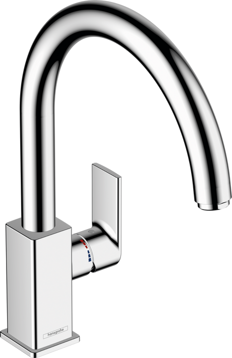 Hansgrohe Vernis Shape M35 Single Lever Kitchen Mixer 210 With Swivel Spout - Chrome - 71871000