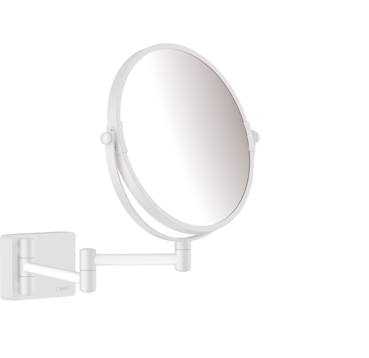 Hansgrohe Addstoris Shaving Mirror - Matt White - 41791700