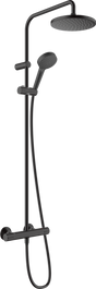 hansgrohe Vernis Blend Showerpipe 200 1jet EcoSmart with thermostat - Matt Black- 26089670