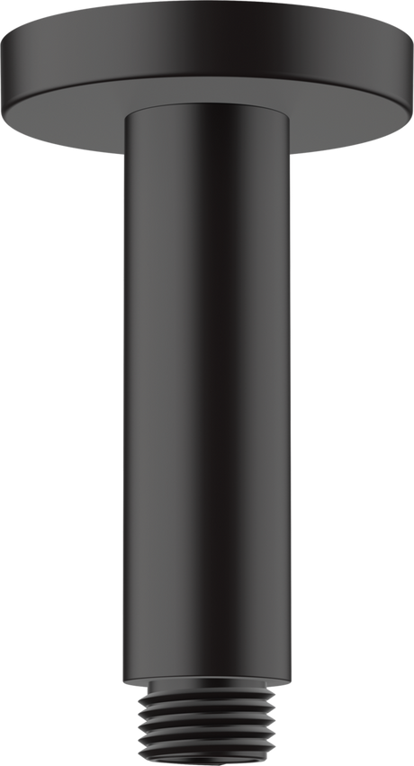 Hansgrohe Vernis Blend Ceiling Connector 100mm - Matt Black - 27804670