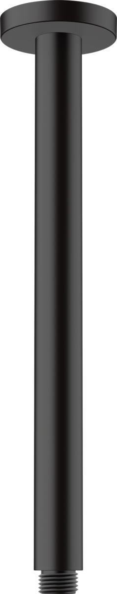 Hansgrohe Vernis Blend Ceiling Connector 300 mm - Matt Black -  27805670