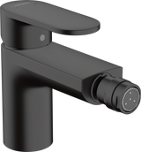 Hansgrohe Vernis Blend Single Lever Bidet Mixer With Metal Pop-up Waste Set - Matt Black - 71218670