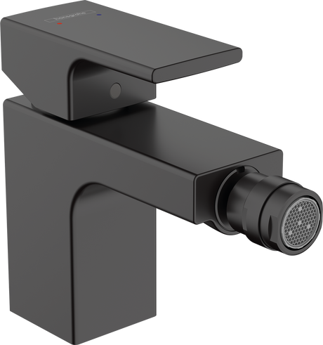 Hansgrohe Vernis Shape Single Lever Bidet Mixer With Pop-up Waste Set - Matt Black - 71211670