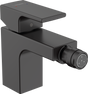 Hansgrohe Vernis Shape Single Lever Bidet Mixer With Pop-up Waste Set - Matt Black - 71211670