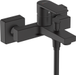 Hansgrohe Vernis Shape Single Lever Bath Mixer For Exposed Installation - Matt Black - 71450670