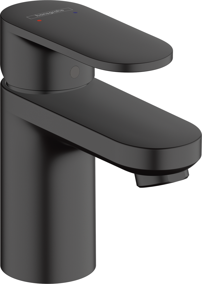Hansgrohe Vernis Blend Single Lever Basin Mixer 70 Without Waste Set - Matt Black - 71558670