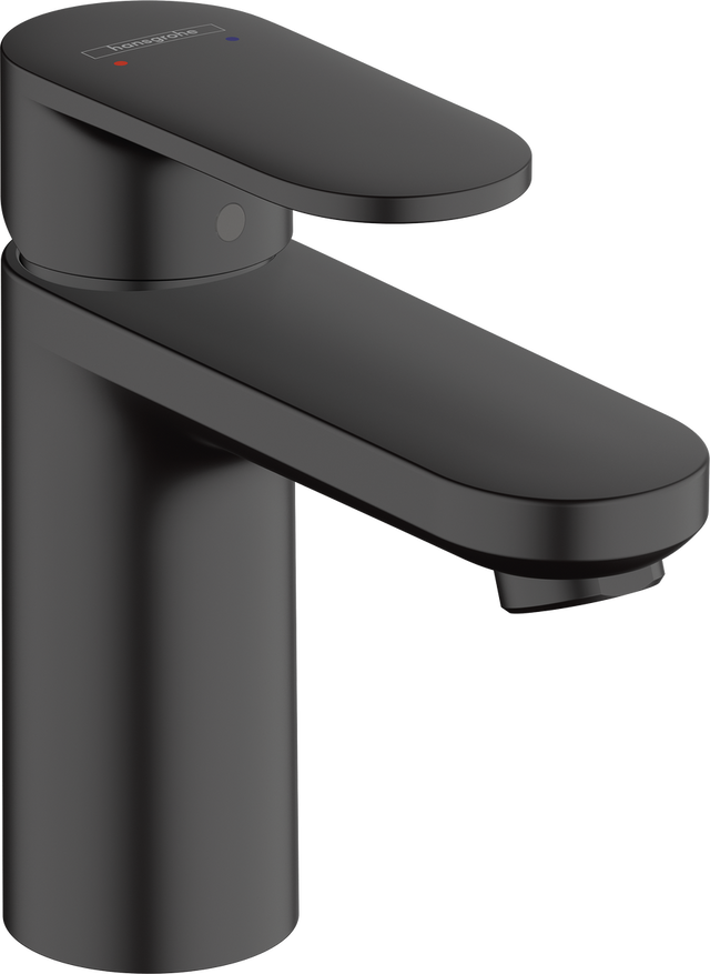 Hansgrohe Vernis Blend Single Lever Basin Mixer 100 Without Waste Set - Matt Black - 71580670