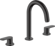 Hansgrohe Vernis Blend 3-hole Basin Mixer with Pop-up Waste Set - Matt Black - 71553670