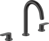 Hansgrohe Vernis Blend 3-hole Basin Mixer with Pop-up Waste Set - Matt Black - 71553670