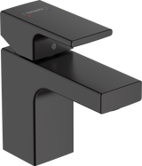 Hansgrohe Vernis Shape Single Lever Basin Mixer 70 With Pop-up Waste Set - Matt Black - 71560670