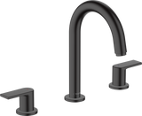 Hansgrohe Vernis Shape 3-hole Basin Mixer with Pop-up Waste Set - Matt Black - 71563670