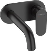 Hansgrohe Vernis Blend Single Lever Basin Mixer For Concealed Installation Wall-mounted With Spout 207 mm - Matt Black - 71576670