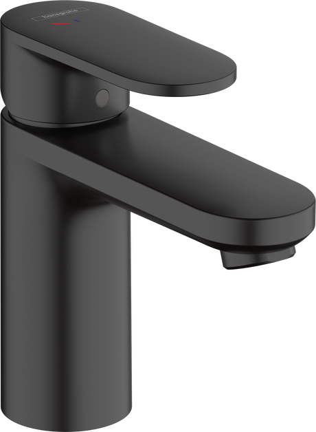 Hansgrohe Vernis Blend Single Lever Basin Mixer 100 Coolstart with Pop-up Waste Set - Matt Black - 71585670