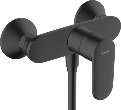 Hansgrohe Vernis Blend Single Lever Shower Mixer For Exposed Installation - Matt Black - 71640670