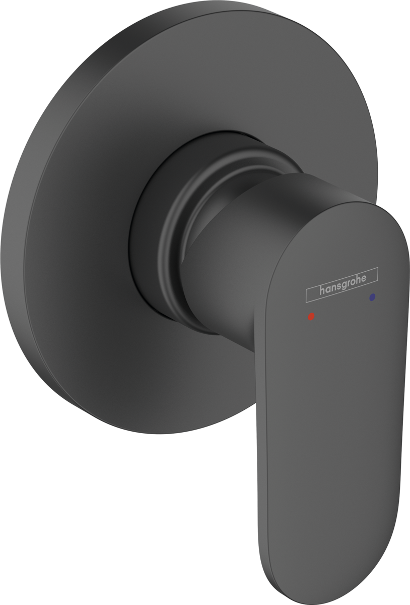 Hansgrohe Vernis Blend Single Lever Shower Mixer For Concealed Installation - Matt Black - 71649670