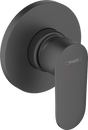 Hansgrohe Vernis Blend Single Lever Shower Mixer For Concealed Installation - Matt Black - 71649670