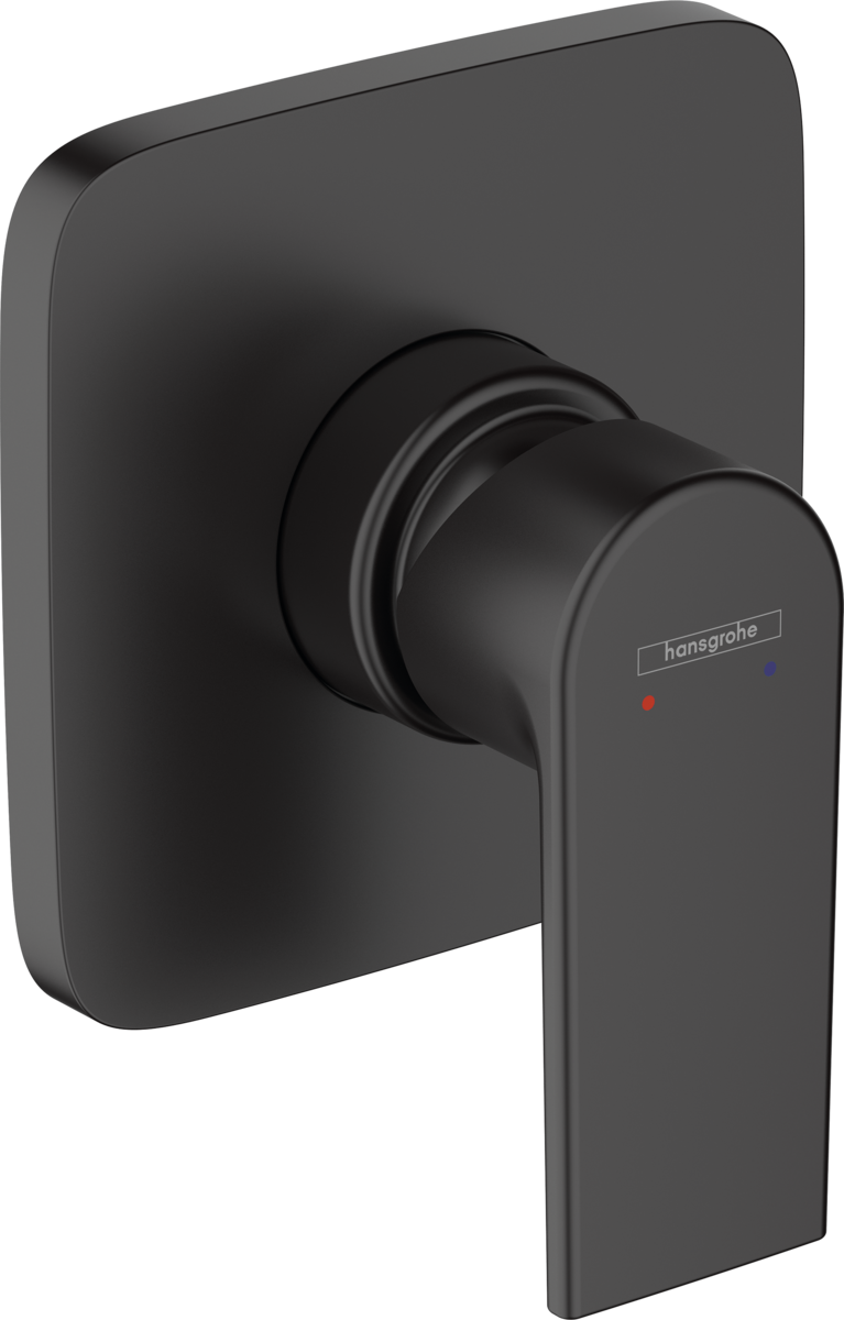 Hansgrohe Vernis Shape Single Lever Shower Mixer For Concealed Installation - Matt Black - 71658670