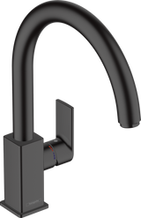 Hansgrohe Vernis Shape M35 Single Lever Kitchen Mixer 210 With Swivel Spout - Matt Black - 71871670
