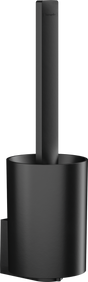 Hansgrohe Wallstoris Toilet Brush Holder - Matt Black - 27927670