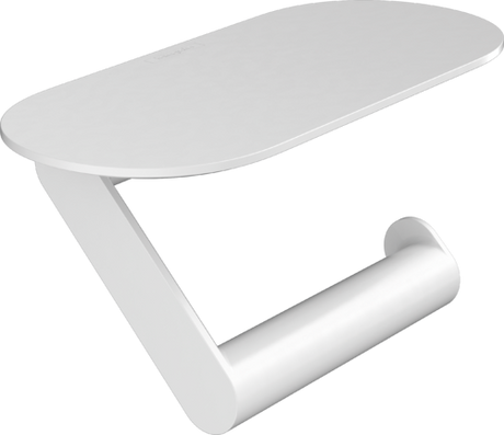 Hansgrohe Wallstoris Toilet Paper Holder With Shelf - Matt White - 27928700