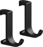 Hansgrohe Wallstoris Towel Hook Slim - Matt Black - 27929670