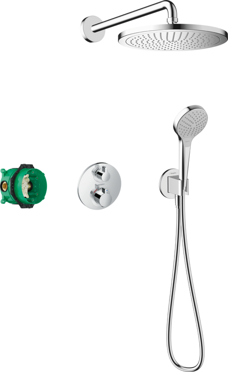 Hansgrohe Croma Shower System 280 1jet with EcoStat S - Chrome - 27954000