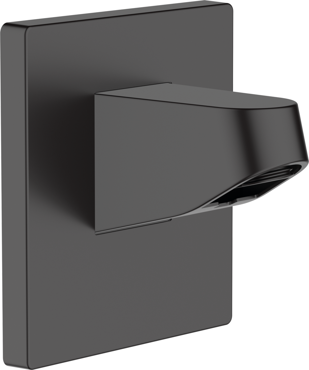 Hansgrohe Pulsify Wall Connector For Overhead Shower 105 - Matt Black - 24139670