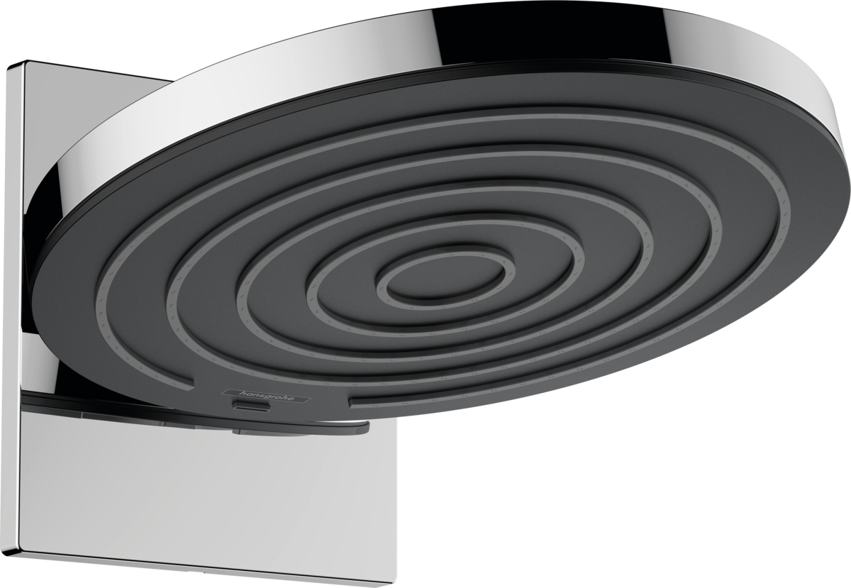 Hansgrohe Pulsify S Overhead Shower 260 2jet Ecosmart With Wall Connector - Chrome - 24151000