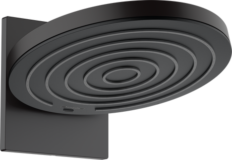 Hansgrohe Pulsify S Overhead Shower 260 2jet With Wall Connector - Matt Black - 24150670