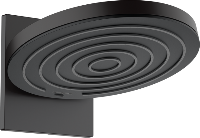 Hansgrohe Pulsify S Overhead Shower 260 2jet With Wall Connector - Matt Black - 24150670