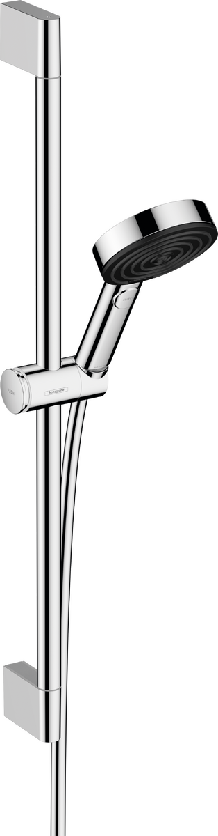Hansgrohe Pulsify Select S Shower Set 105 3jet Relaxation Ecosmart With Shower Bar 65 Cm - Chrome - 24161000