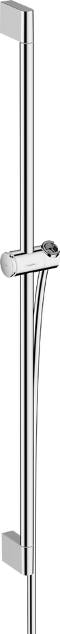 Hansgrohe Unica Shower Bar Pulsify S 90 Cm with Push Slider and Isiflex Shower Hose 160 Cm - Chrome - 24401000