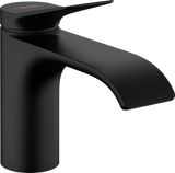 Hansgrohe Vivenis Single Lever Basin Mixer 80 Without Waste Set - Matt Black - 75012670