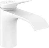 Hansgrohe Vivenis Single Lever Basin Mixer 80 Without Waste Set - Matt White - 75012700