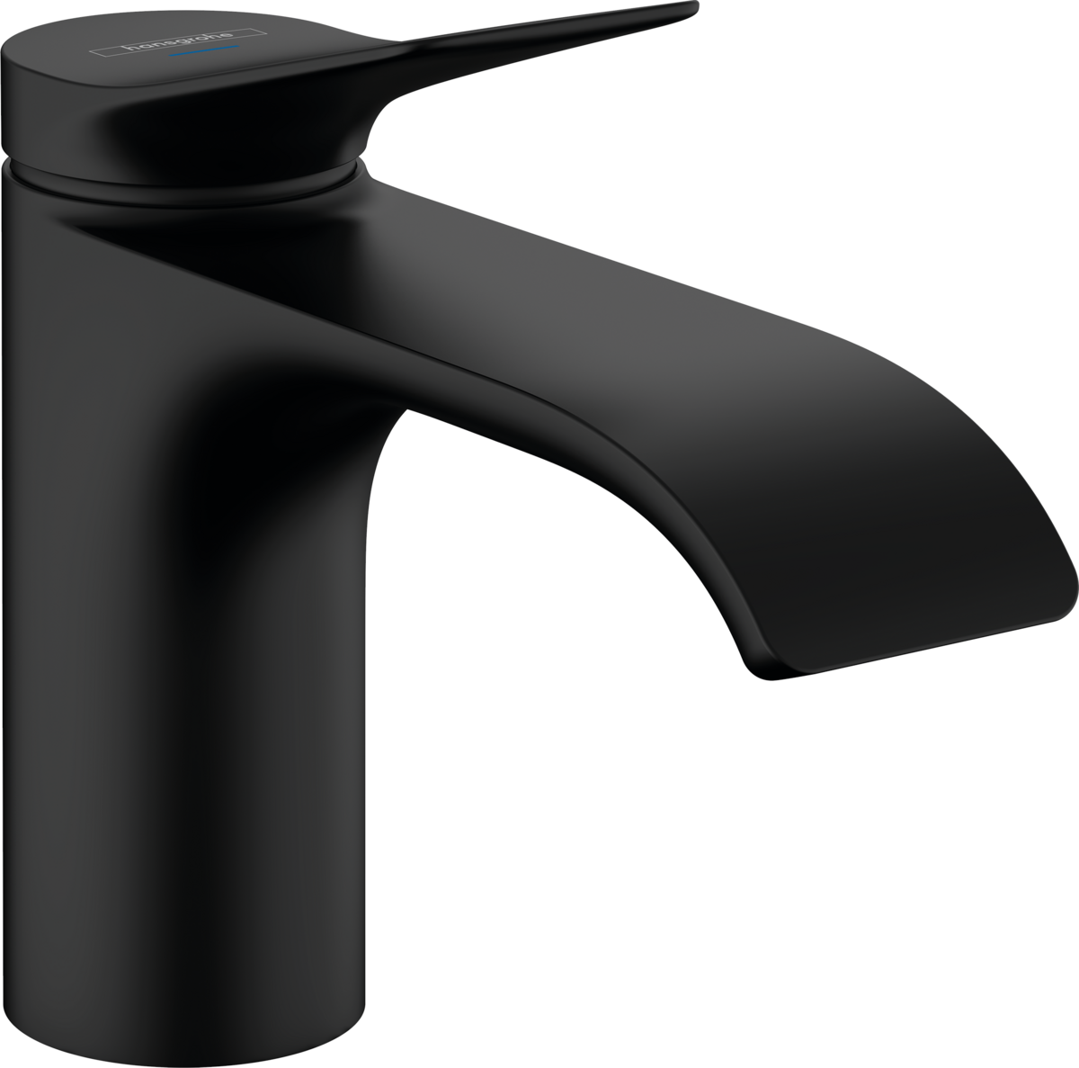 Hansgrohe Vivenis Pillar Tap 80 For Cold Water without Waste Set - Matt Black - 75013670