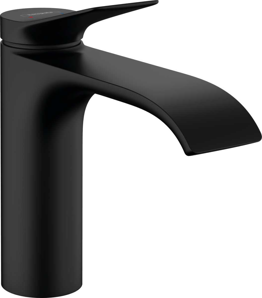 Hansgrohe Vivenis Single Lever Basin Mixer 110 Without Waste Set - Matt Black - 75022670
