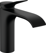 Hansgrohe Vivenis Single Lever Basin Mixer 110 With Pop-up Waste Set - Matt Black - 75020670