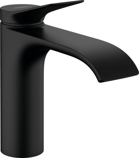 Hansgrohe Vivenis Single Lever Basin Mixer 110 With Pop-up Waste Set - Matt Black - 75020670