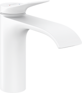 Hansgrohe Vivenis Single Lever Basin Mixer 110 Without Waste Set - Matt White - 75022700