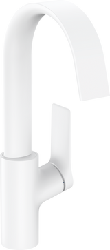 Hansgrohe Vivenis Single Lever Basin Mixer 210 With Swivel Spout Without Waste Set - Matt White - 75032700