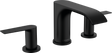 Hansgrohe Vivenis 3-hole Basin Mixer 90 With Pop-up Waste Set - Matt Black - 75033670