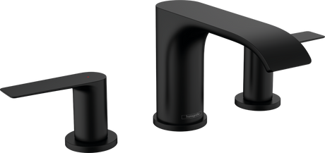 Hansgrohe Vivenis 3-hole Basin Mixer 90 With Pop-up Waste Set - Matt Black - 75033670