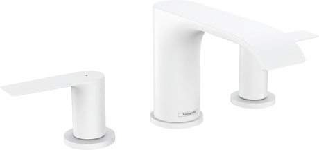 Hansgrohe Vivenis 3-hole Basin Mixer 90 With Pop-up Waste Set - Matt White - 75033700