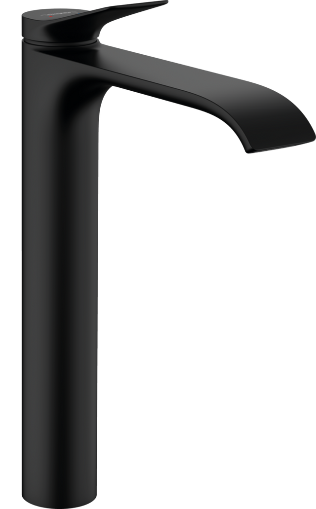 Hansgrohe Vivenis Single Lever Basin Mixer 250 For Washbowls With Pop-up Waste Set - Matt Black - 75040670